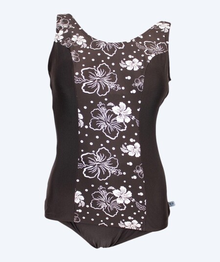 Mirou badedrakt plus size til damer m . blomster - 1180s - Svart/hvit Mirou badedrakt plus size til damer m . blomster - 1180s - Svart/hvit