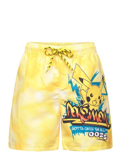 Pókemon Swimwear Yellow 140