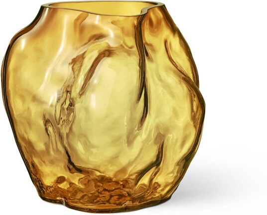 New Works Blaehr Vase Large Amber Vaser Linnea Ek Blæhr Oransje