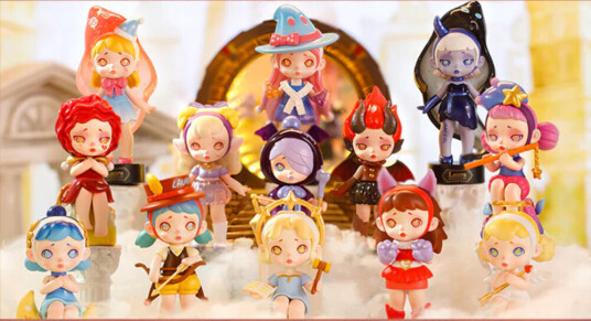 TOY CITY LAURA Space Capsule The Werewolves Tea Party Series Blind Box 4pc display TOY CITY LAURA Space Capsule The Werewolves Tea Party Series Blind Box 4pc display