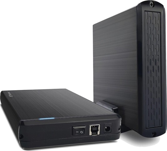 Fantec DB-G35U3-6G Eksternt harddiskkabinett for 3.5" SATA USB 3.2 Gen 1 aluminium