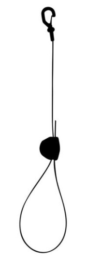 MPbolagen Wirependel 2mm Els L=1m MP-701E - 1352086 MPbolagen Wirependel 2mm Els L=1m MP-701E - 1352086