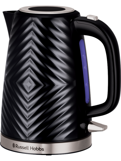 Russell Hobbs Groove Vannkoker 1,7L 2400W Svart med Rustfrie Aksenter