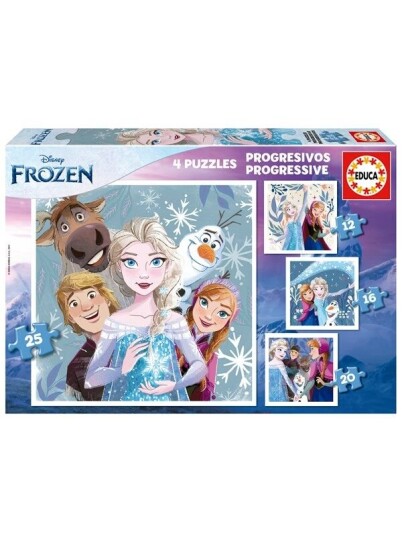 Educa Puzzle 4 In 1 Frozen12-16-20-25