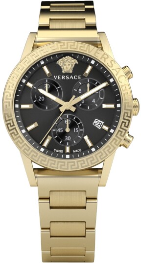 Versace Dameklokke VEKB00822 Sport Tech Sort/Gulltonet stål Ø40 mm