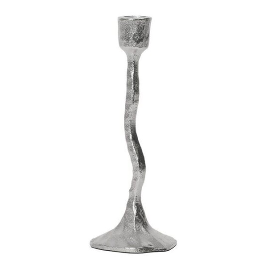 Broste Copenhagen Amy lysestake 8x23 cm sølv Broste Copenhagen Amy lysestake 8x23 cm sølv
