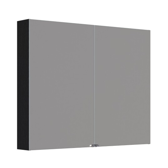 Dansani Inzo Style Speilskap 2 Dører Eik Noir / 100cm Dansani Inzo Style Speilskap 2 Dører Eik Noir / 100cm