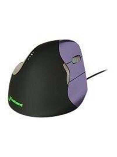 Evoluent VerticalMouse 4 Small Ergonomisk Mus - Svart - Optisk - 6 Knapper