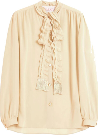 Valentino Garavani Dame Bluser & Skjorter Beige M,