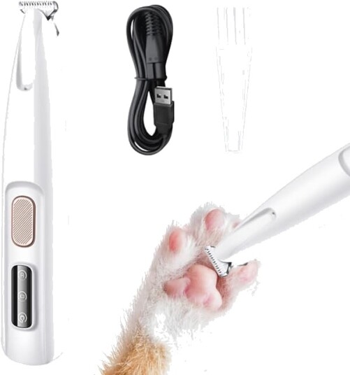 Potetrimmer For Hund Og Katt Med Led-Lys Vanntett Potetrimmer For Hund Og Katt Med Led-Lys Vanntett