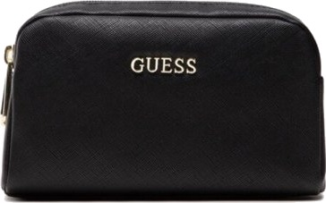 Guess Guess Earlene Polyester Veske Med Dobbel Glidelås Svart 10 X 18 X 7.5 Cm