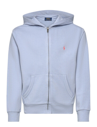 Ralph Lauren Kids French Terry Full Zip Hoodie Blue 132 137