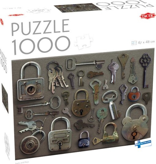 Tactic 1000 pcs puzzle: Locks and Keys