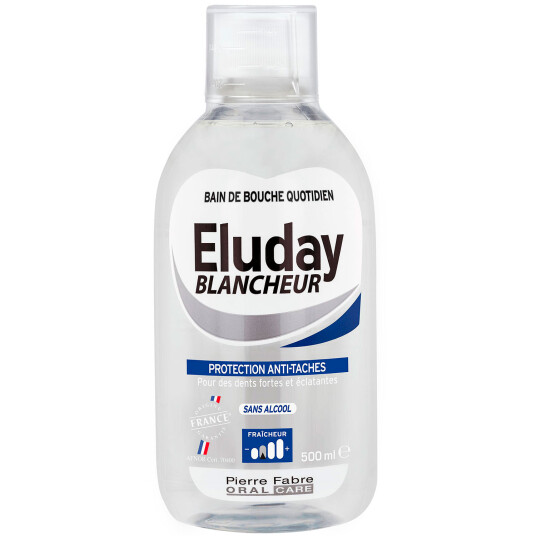Whitening Munnvann ELUDAY Xylitol Anti-Stain 500 ml.