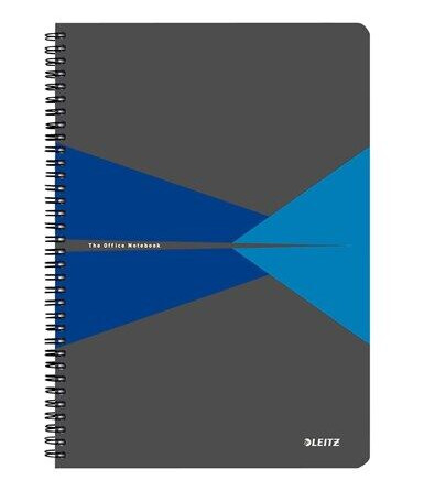 Leitz Notatbok Office PP A4 Linjer 90g/90 ark Bl