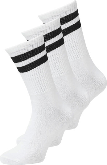 Jack & Jones Jactravis Tennis Sock 3 Pack Noos White ONE SIZE