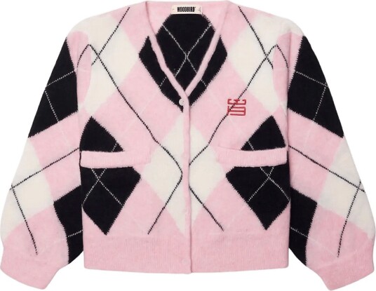 Woodbird Wbfen Argyle Cardigan Pink M
