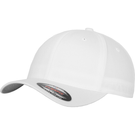 Flexfit Wooly Combed Cap, caps, unisex White