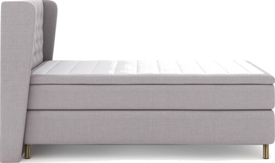 Select No 6 Komplett Sengepakke 120x200 Fast WatergeLysegrå/Kopperben
