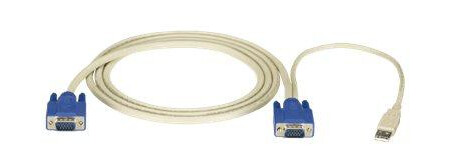 BLACK BOX ServSwitch Server Cable - tastatur / video / musekabel (KVM) - 4.5 m