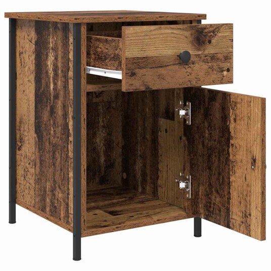 Nattbord Gammelt Tre 40x42x60 cm Konstruert Tre