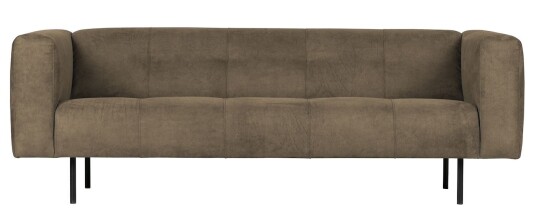 vtwonen Skin 2,5-seter Sofa - Olivengrønn Lær Unoliving