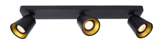 Lucide Turnon Spotlight 3XGU10 Sort/Gull - 91836 Lucide Turnon Spotlight 3XGU10 Sort/Gull - 91836