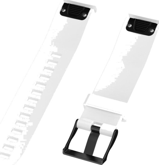 INCOVER Garmin Fenix 6s & 6s Pro / 5s & 5s Plus Riflet Silikon Reim med Pinner - Hvit