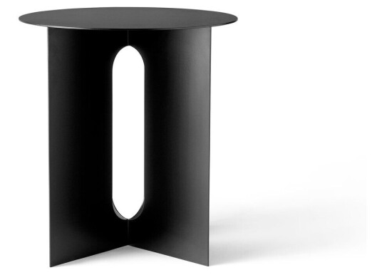 Audo Copenhagen Androgyne sidebord stålbein svart