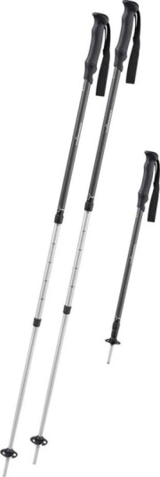 Komperdell Wild Rambler TL 105-140 cm, Black/Silver