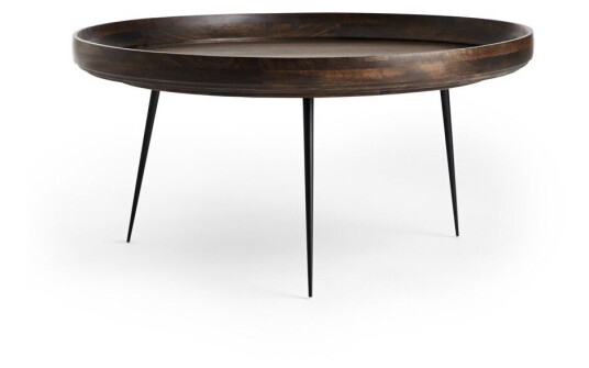 Mater Bowl x-large bord mango sirka grey, svart stativ