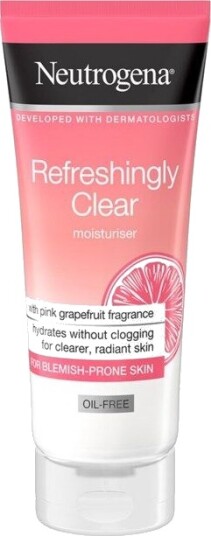 Neutrogena Refreshingly Clear Ansiktskrem 50 ml - Oljefri, Fuktighetsgivende, Kviser