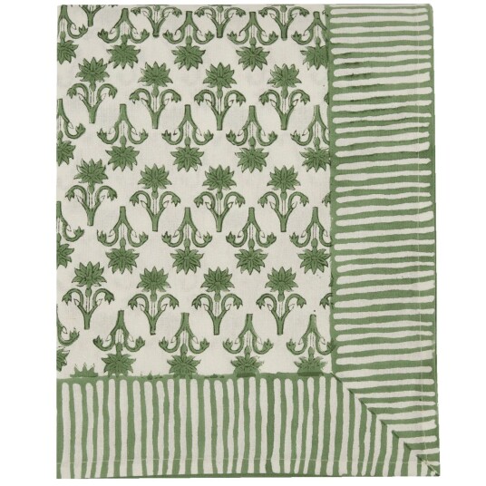 Pick A Poppy Lily Duk 150X250 cm Grønn