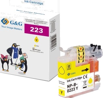 G&G Brother LC 223Y kompatibel blekkpatron XL GG 14523