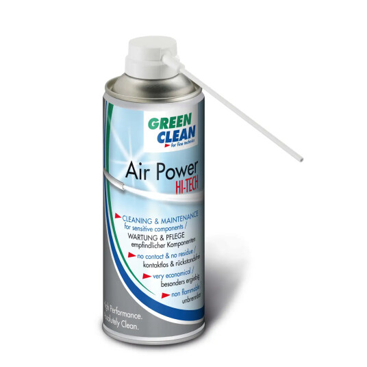 Green Clean 400 ml Trykkluft m/tut - Rengjøringsspray for Kamera