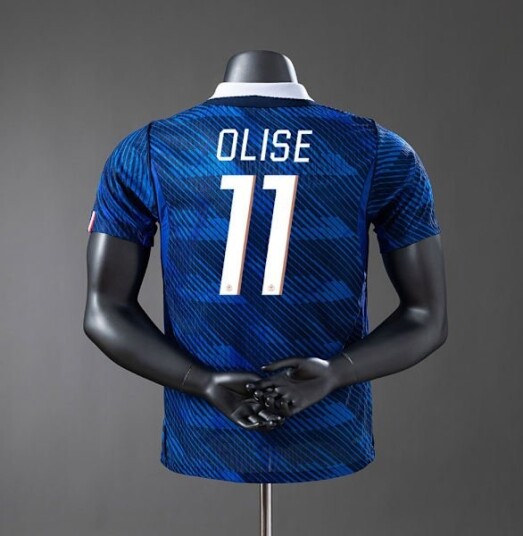 2026 Frankrike Hjemmedrakt Spillervariant Fotballtrøye Kort Erme Voksen S-XXL