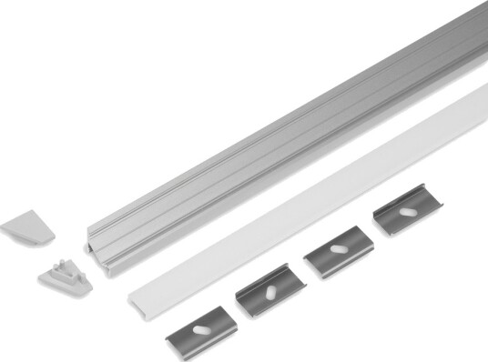 Topmet 2m sett CORNER10.V2 + C CLICK Anodisert Topmet 2m sett CORNER10.V2 + C CLICK Anodisert