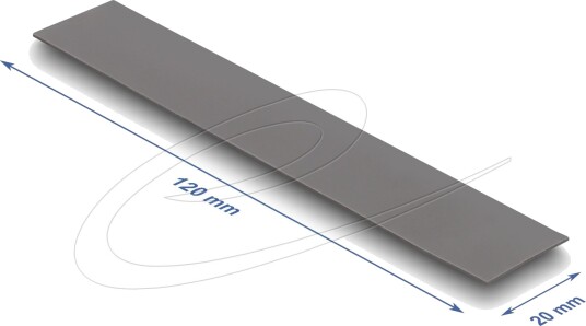 Delock Thermal Pad 120x20x0.5mm 3.0W/mK 18475 Delock Thermal Pad 120x20x0.5mm 3.0W/mK 18475