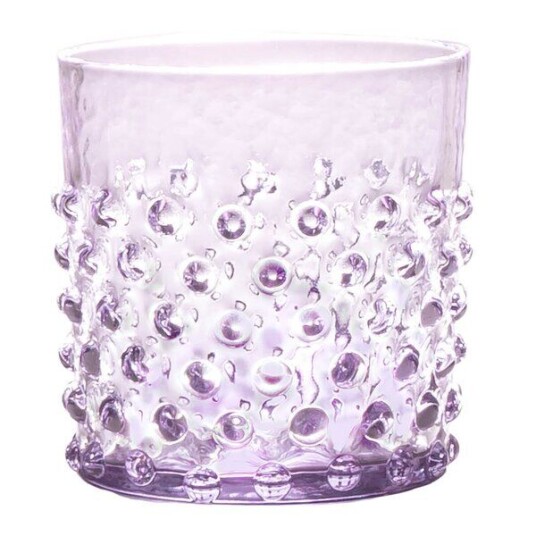 Klimchi   Hobnail vannglass 15 cl lilla
