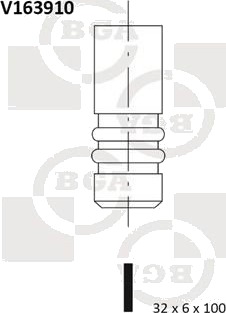 BGA V163910 Innløpsventil