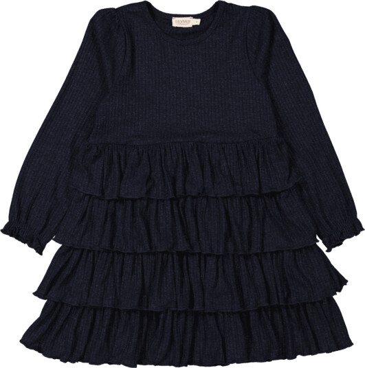 MarMar Kjole Rib Disan Dark Night Glitter (152 / 12 år)