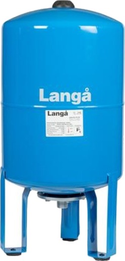 Langå trykkekspansjonstank, 50 l, kaldt/varmt forbruksvann