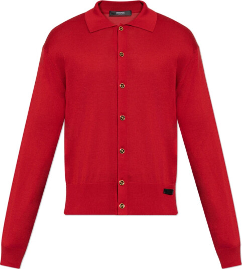 Versace Herre Strikkevarer Rød L,