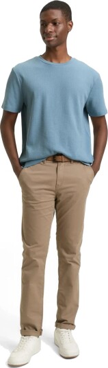 Tom Tailor Structured T Shirt   Blue   M