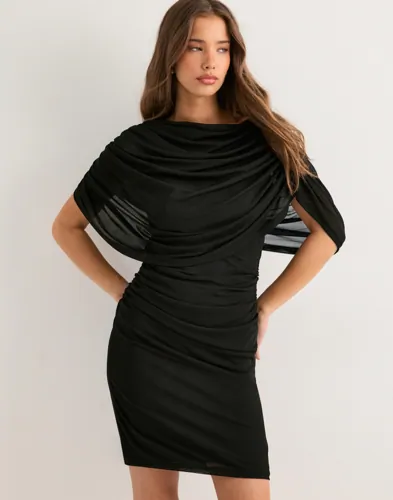 Neo Noir Svart Mottuna Drapy Mesh Dress Neo Noir Svart Mottuna Drapy Mesh Dress