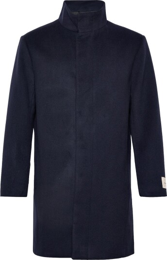 Calvin Klein Ls Wool Blend Car Coat DARK SAPPHIRE RG/46 x 32