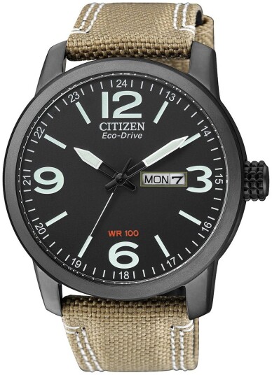 Citizen Herreklokke BM8476 23EC Eco Drive 180 Sort/Lær Ø42 mm