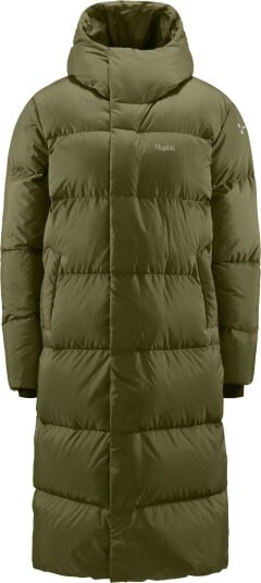 Haglöfs Women's Long Down II Parka Olive Green XL Haglöfs Women's Long Down II Parka Olive Green XL