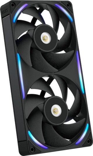 NZXT F240X RGB 240mm Kabinettvifte Svart med LED Belysning NZXT F240X RGB 240mm Kabinettvifte Svart med LED Belysning