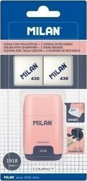 Kant /Spisssliper Compact 1918 Viskelær Pink + 2 Viskelær